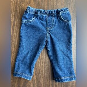 Baby Girl Blue Classic Denim Jeans 3-6 months